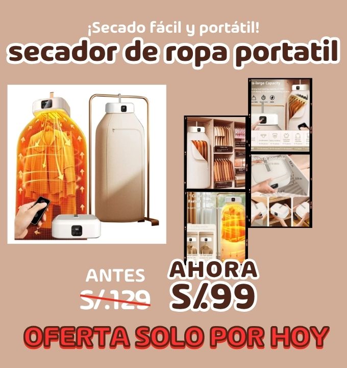 SECADORA DE ROPA PORTATIL